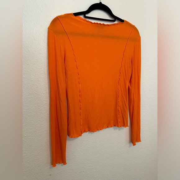 & Other Stories Orange Top NWOT - Picture 5 of 6
